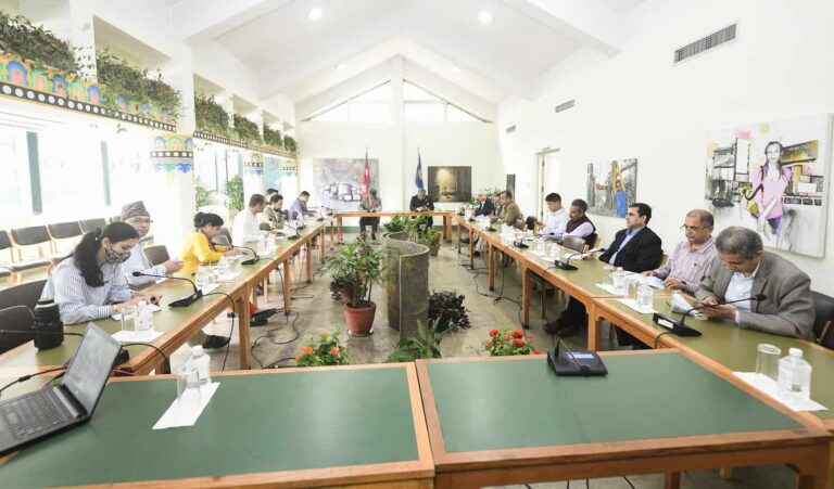Interaction with the Honorary Consul of Portugal to Nepal in order to strengthen KU-Portugal, KU-Business community ties